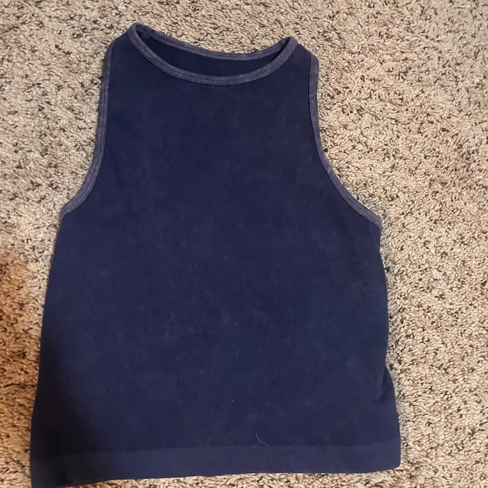 Navy Blue washed tank